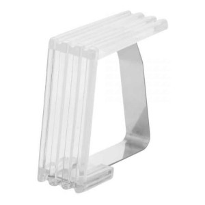 Kit 4 Peças de Prendedores Clips Para Toalha De Mesa Clip Festas Eventos 4,5cm