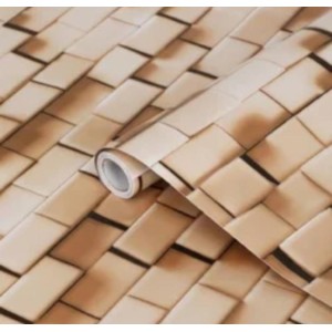 Papel de Parede Alto relevo adesivado Pedras 3D, Impermeáve